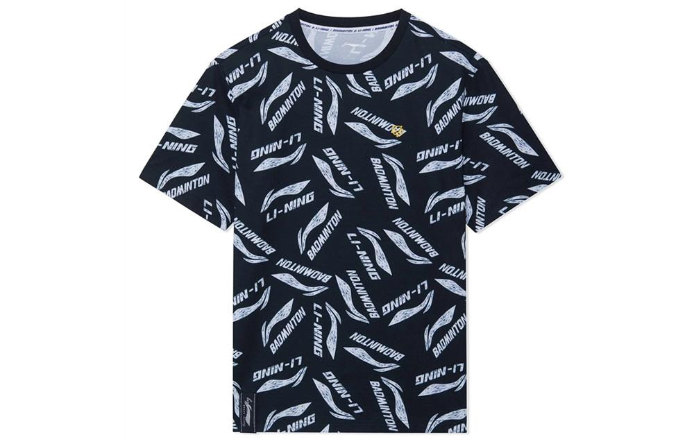 Li Ning Badminton Collection Sports Lifestyle Collection T Shirt Men s Black AHSR867-5 M