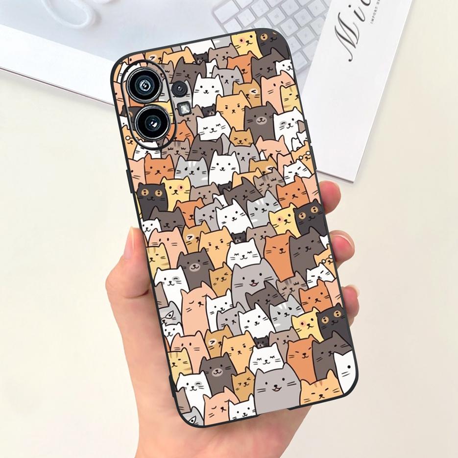 For Nothing Phone 1 Case A063 Cute Fashion Cartoon Cover 6.55'' Soft Silicone TPU Phone Case For Nothing Phone One Phone1 Fundas