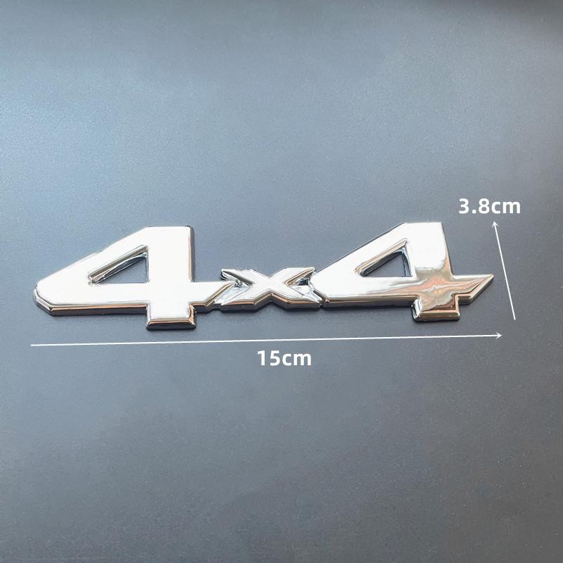 1Pc 3D Metal Letters For Car Trunk RC 4X4 Stickers CJ7 XJ Off Road Crawler Compas Grand Cherokee Wrangler 4X4 Accessories