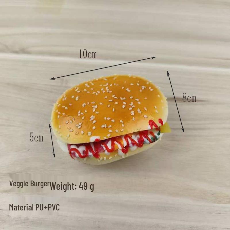 Simuliertes Hamburger-Sandwich-Modellspielzeug für Auslage, Dekoration und Fotografie