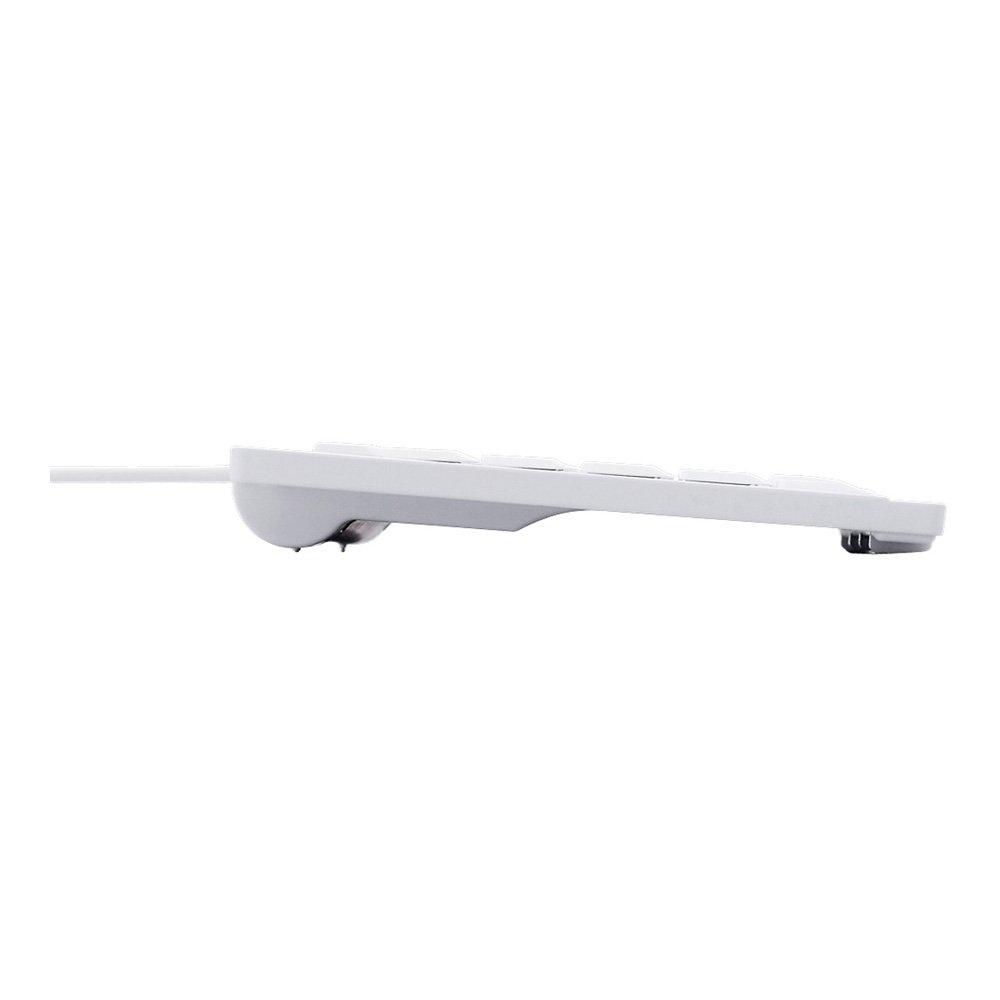 Buffalo BUFFALO USB Wired Slim BSKBU14WH Keyboard, White,