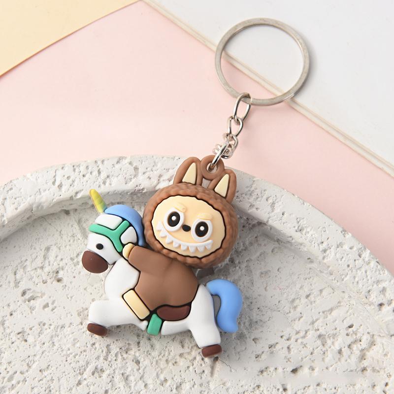Desenho Animado Bonito Pingente de Boneca Chaveiro Pingente de Bolsa Kawaii Corrente para Celular Criativo Decorações Penduradas para Mochila Acessórios Presentes