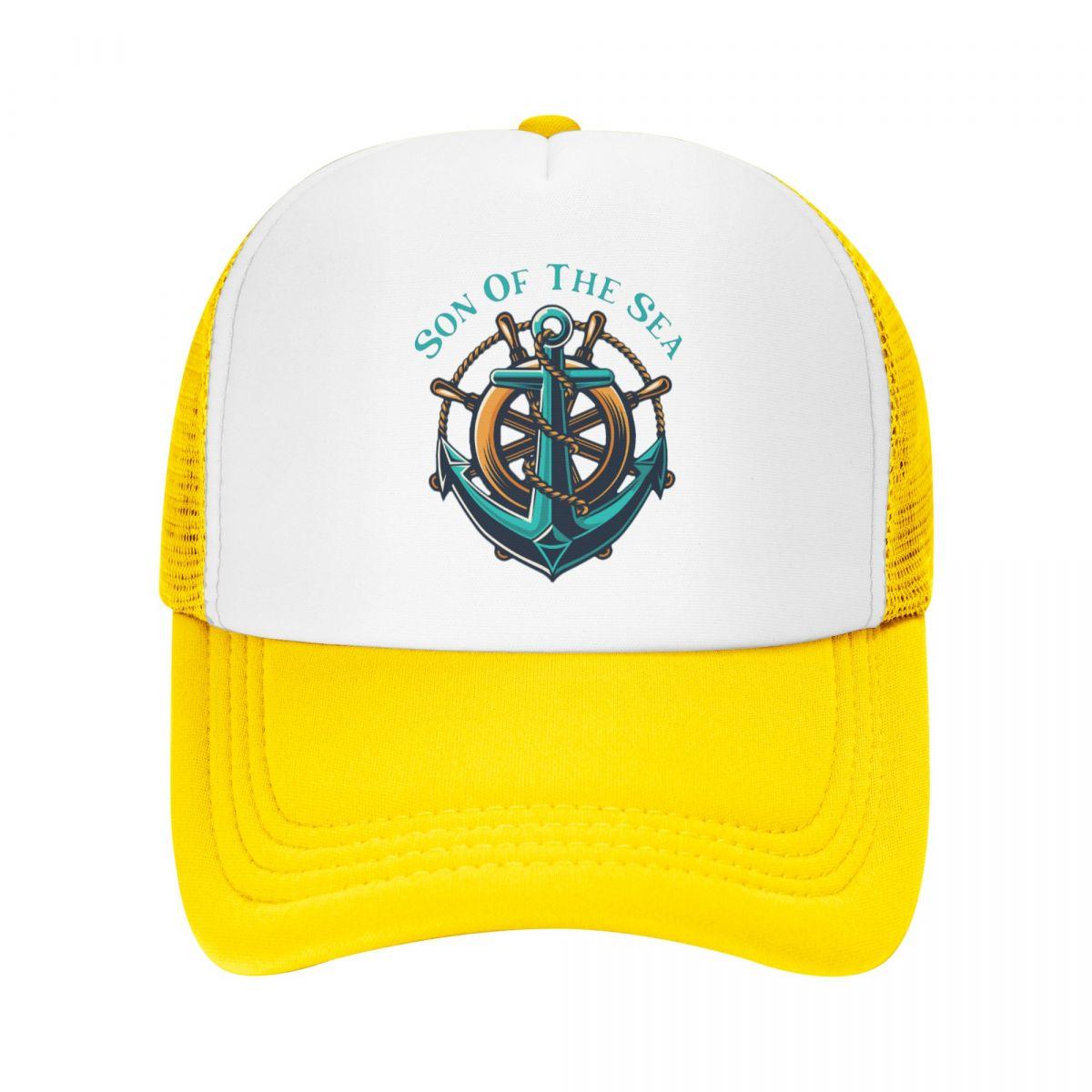 

Панк-унисекс Son Of The Sea Trucker Hat Взрослая морская матросская якорь Регулируемая бейсболка WoUnisex Унисекс Хип-хоп Snapback Кепки Trucker Hat