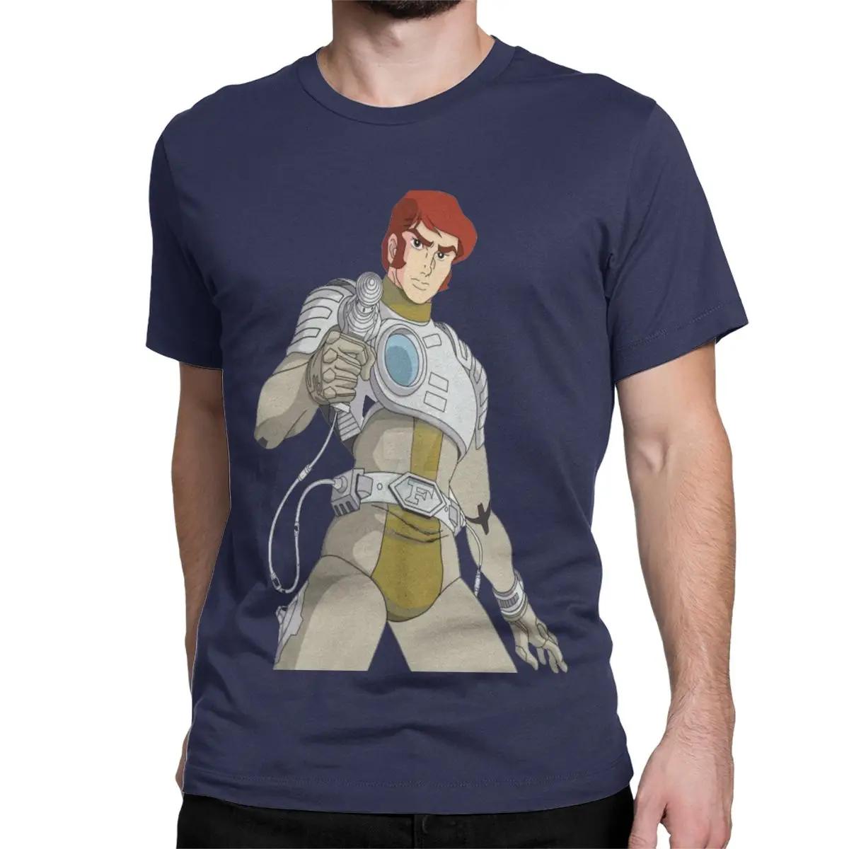 

Футболка с забавным рисунком Капитана Флама Капитана Будущего, унисекс, женская, с круглым вырезом, из чистого хлопка, с коротким рукавом, одежда больших размеров 2XL