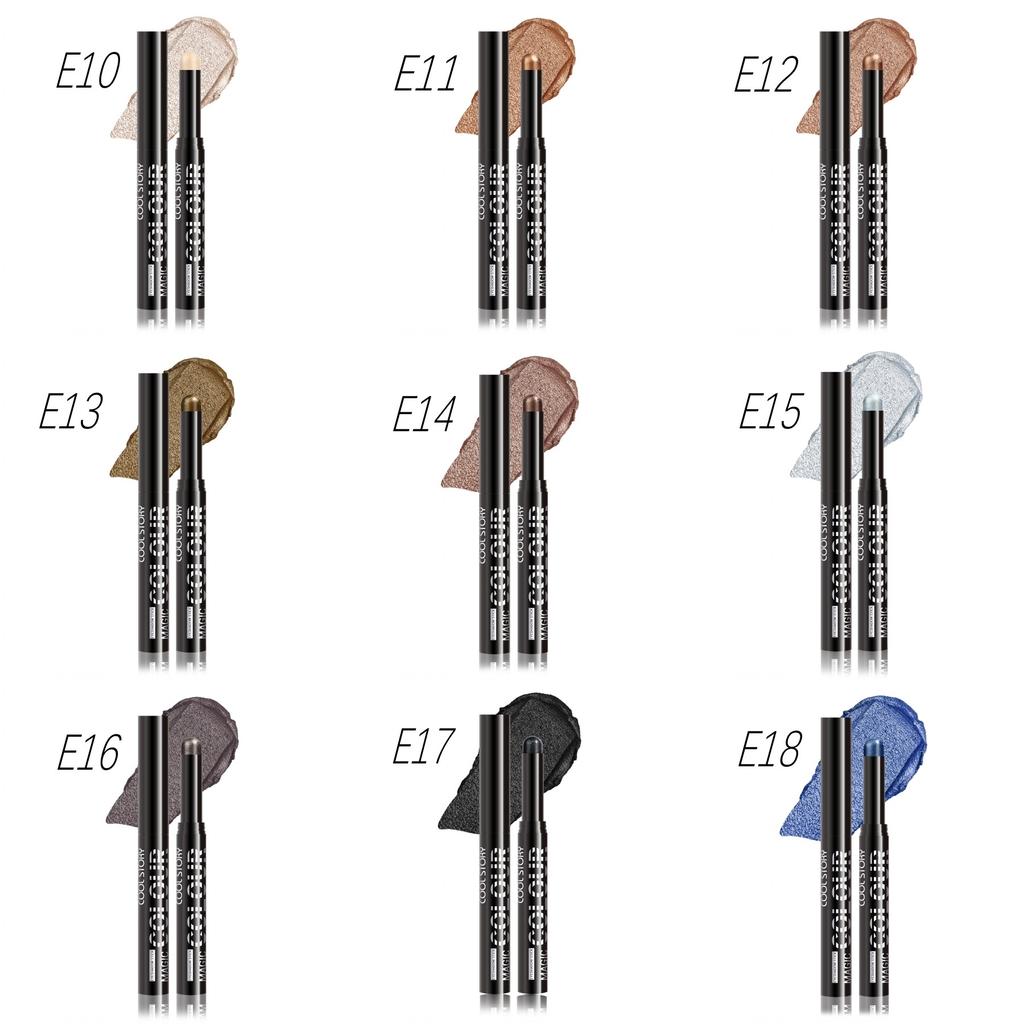 Bâtonnet Ombre à Paupières Pailleté Stylo Liner Vers de Soie Nacré Highlighter Imperméable Paillettes Ombre à Paupières Mate Longue Tenue Maquillage Yeux Cosmétiques