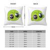 I'M Baby Alien Square Pillowcase Polyester Linen Velvet Creative Zip Decor Home Cushion Case 45X45