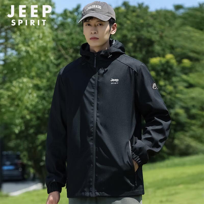 JEEP SPIRIT Herr Casual Jacka med Huva