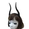 Halloween Women Girls Simulation Antelope Long Horn Cosplay Headwear DIY Headband Party Props