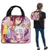 No Game No Life Zero Cover Image Insulated Lunch Bag for Women Children Portable Food Boxes Thermal Lunch Box Tote