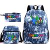 Rainbow Friends Surrounding Backpack Elementary School Student Starry Sky School Bag Three-piece Set