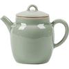 Moonlit Retro Ceramic Teapot with Infuser - New Chinese Style Single Pot for Home Use, Filter Holes for Tea Brewing.