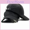Minimalist Cotton Baseball Cap With Metal Ring For Sun Protection And Casual Wear