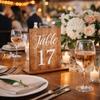 Double-Sided Wooden Table Markers Numbers 1-20 Table Number Signs  Dining Table