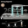 For iPhone 15 14 Pro Max 360 ° All Inclusive Protectives Case Magnetic Safety Wireless Charging Aluminum Alloy Protective Cases