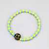 BONBEAU Kitsch smile two-tone beads Bracelet Kitsch smile charm two-tone bead bracelet 5 colors
