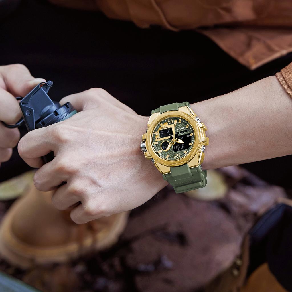 NEW Sport Watch Men  Dual Time Watch Digital Led Watch Alarm Clock 8103 Fashion Men's Wristwatches Digital LED Watch Sports