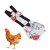 Pet Chicken Diapers Pet Chicken Goose Duck Breathable Fabric Loose Tight Belt Design DiapersPeony M