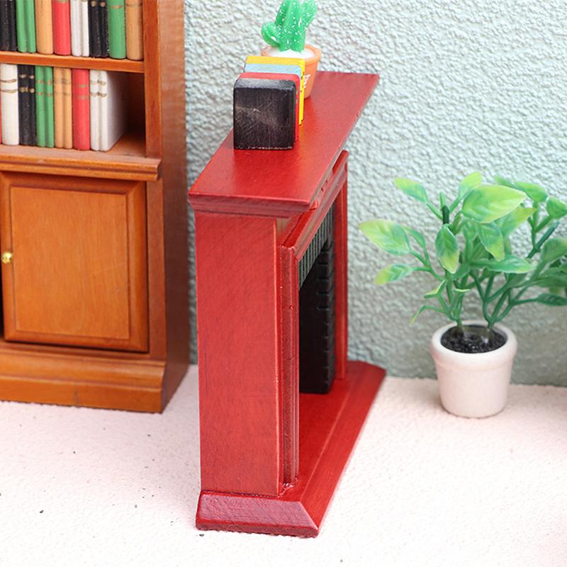 1:12 Dollhouse Miniature Fireplace Simulation Furniture Model Decor Toy Doll House Accessories