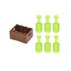 MOC City Building Blocks Character Scene Creative Accessories Mini Brick Color Wine Bottle Reagent Bottle Set Box Toy Gift X007