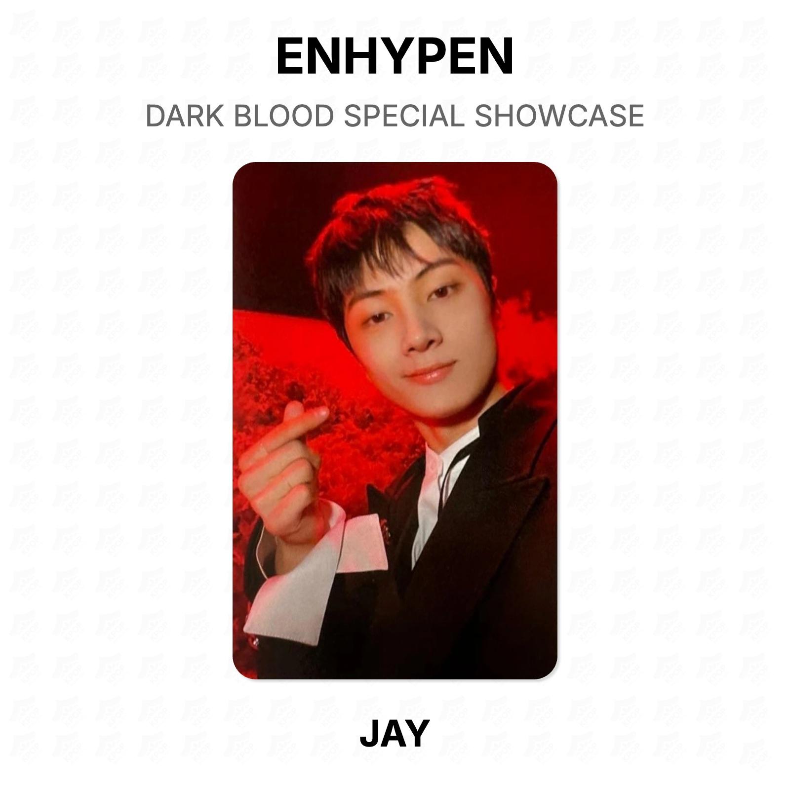 ENHYPEN DARK BLOOD Официальная фотокарточка со специального шоукейса JAY