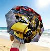 Transformers Adventure 8 Ribs 3Fold Black Glue Uv Protection Umbrella Sun Protection Rainproof Compact Folding Umbrella For Travel Daily Use C923768