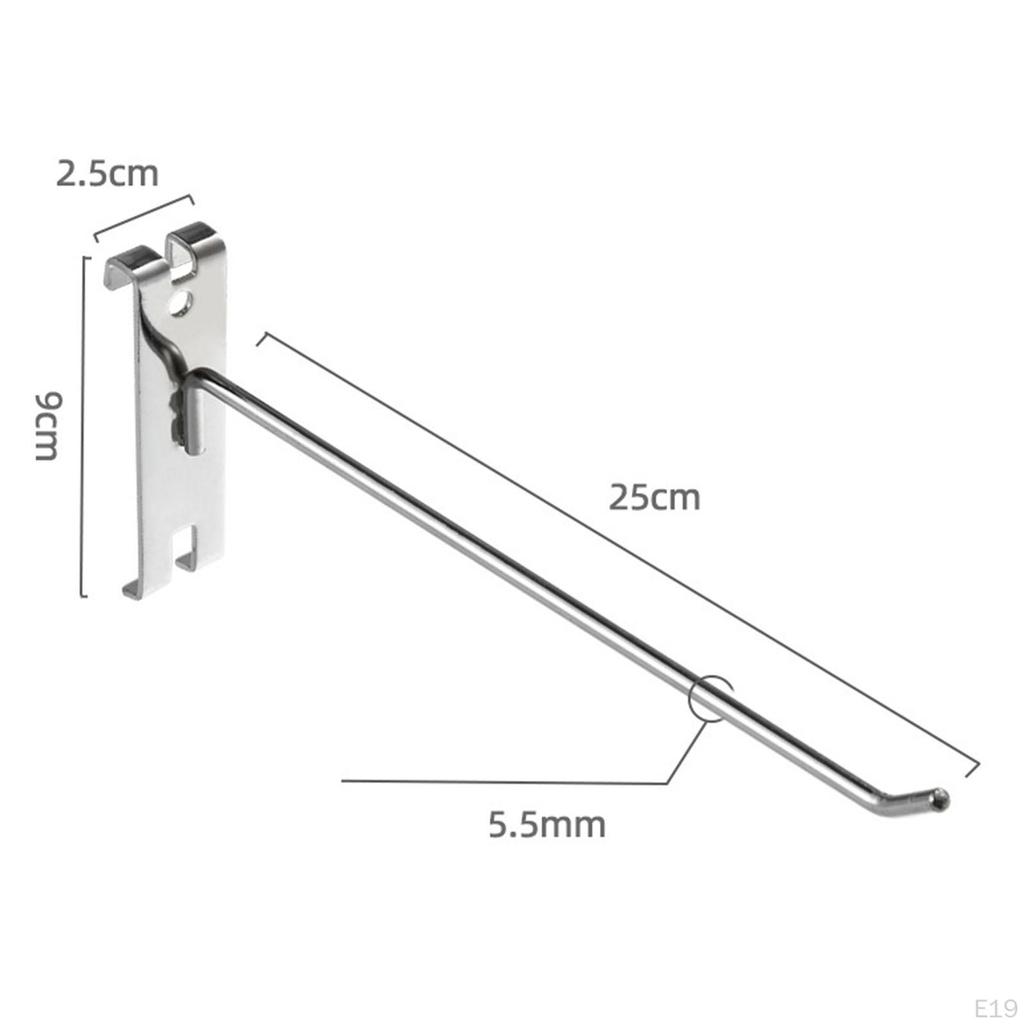 5 Multi-Purpose Wall Hooks, Grid Display Accessories for Kitchen, Backyard, Workshop