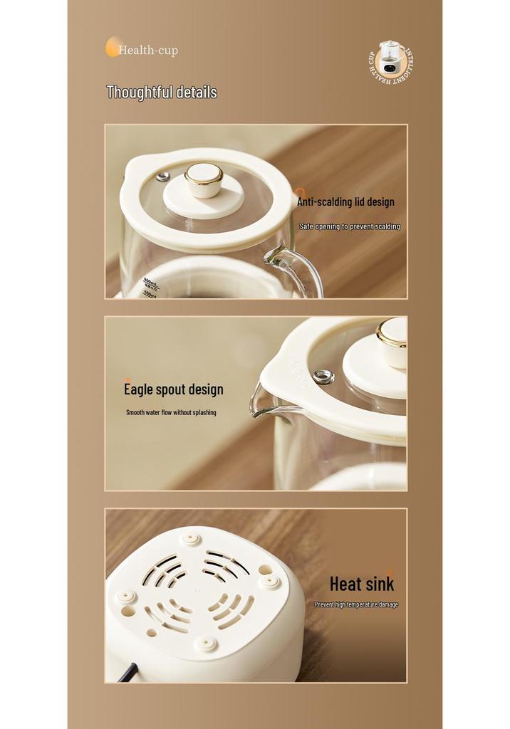 Cross-Border E-Commerce Multi-Function Temperature-Control Kettle: Water Boiling, Baby Formula Prep, Home Use, Insulation, Milk Warmer & Heater.