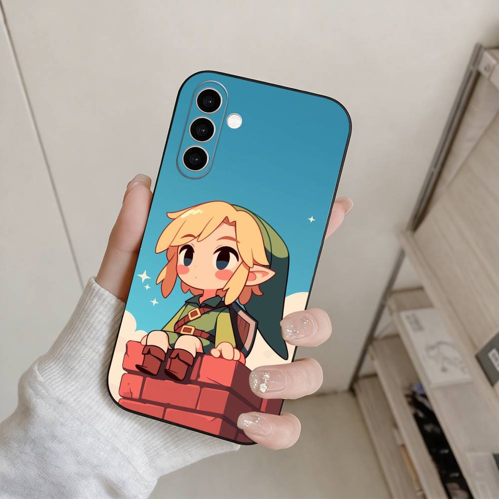 The Lege-nd of Z-Zelda Phone Case For Samsung Galaxy A73,A72,A71,A70,A53,A52,A51,Others Soft Black Cover