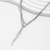 Imitation Pearl Starfish Pendant Necklace Boho Style Conch Pendant Necklace  Stackable Chain