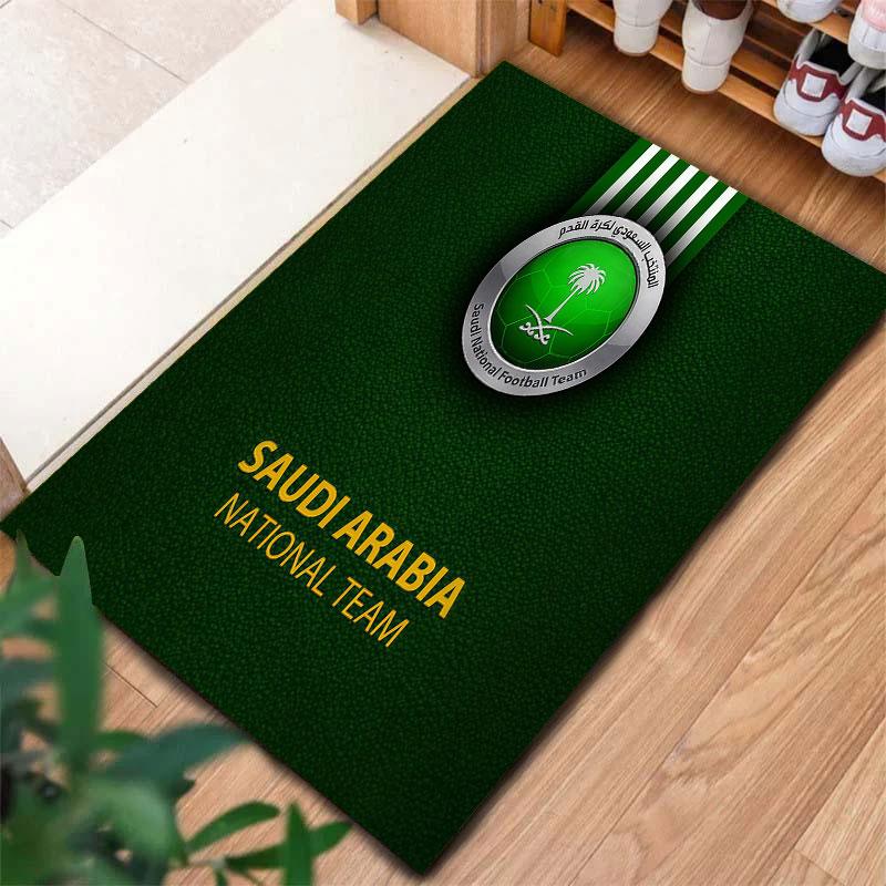 Saudi Arabia National Football Team Carpet Rug for Living Room Bedroom Home Sofa Decoration,Kids play Non-slip Floor Mat
