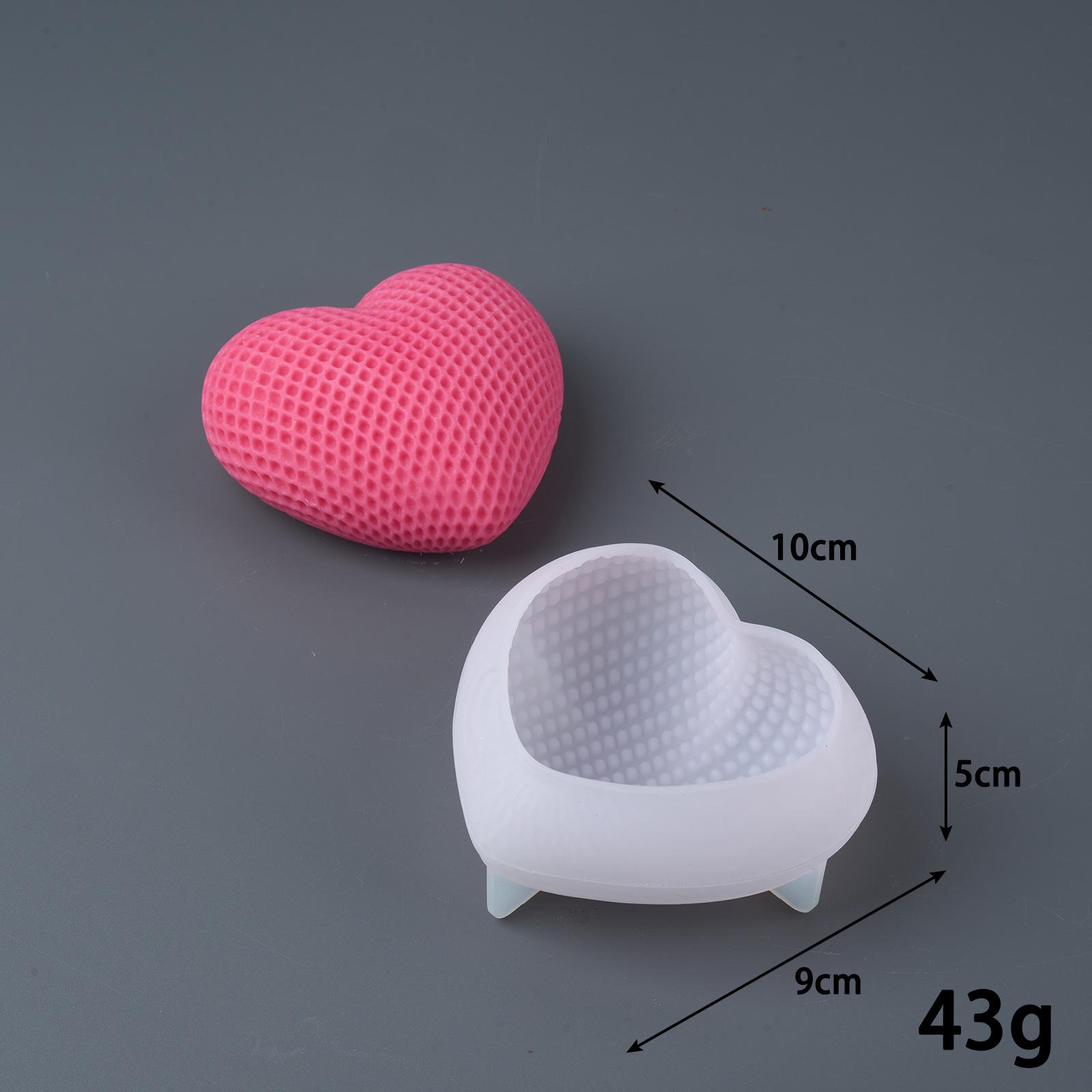 

3D форма для свечей и мыла в виде сердца для поделок на День святого Валентина