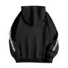 Women's Fashionable, Casual, Comfortable Round-neck, Hooded, Long-sleeved, Rugby-print Warm Sweater