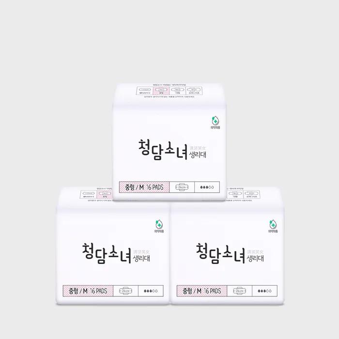 

Cheongdam Girl Оригинальные гигиенические прокладки 3 упаковки [Средние/Большие] Cheongdam Girl Original Medium 16p 3 Pack