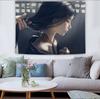 Sexy Girl Cartoon Home Mural Decoration Kawaii Japanese Anime Print Tapestry Living Room Bedroom Background Cloth Tapiz