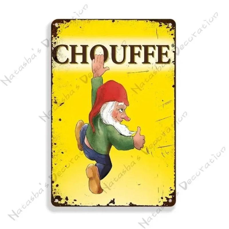 Beer Advertising Metal Sign, Vintage Pub Decor 30x20cm