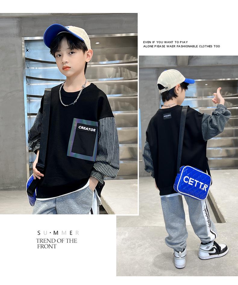 Boys' Autumn Sweatshirt 2025: New Fall Style for Middle and Big Kids