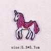 Pink Cartoon Embroidery Patch Iron On Patches For Clothing Flower Letters Patches On Clothes Sewing Fusible Patch Applique Decor