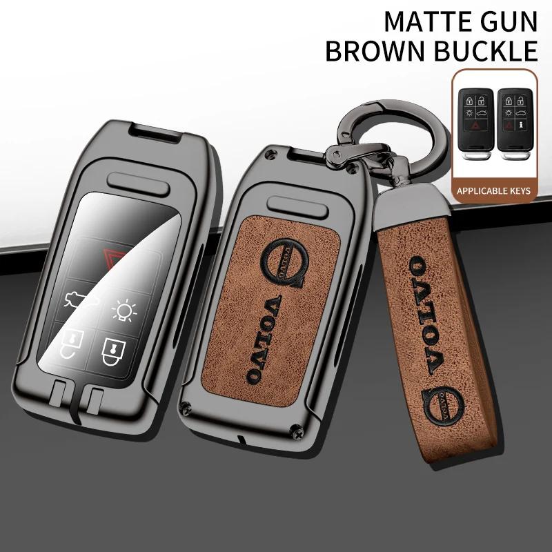 

Zinc Alloy Car Remote Key Cover Case Holder Key Bag Shell For Volvo S60 S80 V60 XC60 XC70 S60L S80L V40 XC90 Auto Accessories