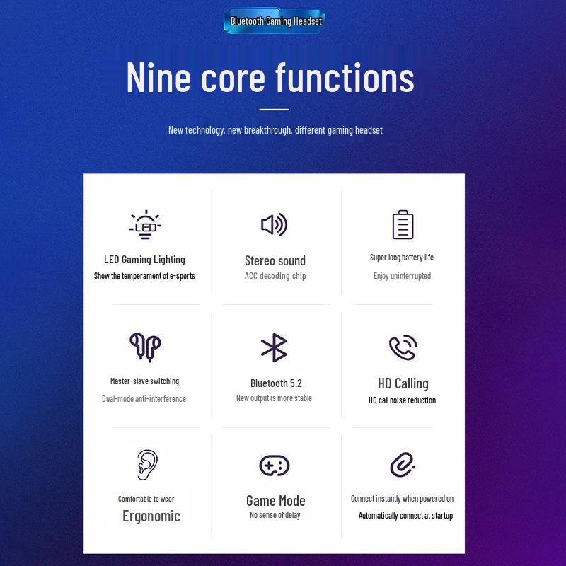 X15 Bluetooth Earbuds for Esports: Semi-in-ear, Noise Cancelling, Low Latency, Long Battery, Comfortable Fit, Ideal for PUBG.