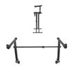 Keyboard Stand, 2-Tier Keyboard Stand Extension Adapter, Digital Piano Accessory, Universal for X-Style Keyboard Stands, Adjustable Width from 16.5" T