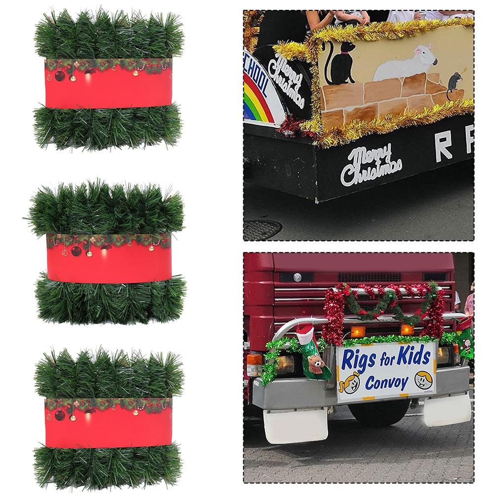 Festive Decor Artificial Christmas Wreath Christmas Celebration 10m Artificial Elegant Style Lightweight Design