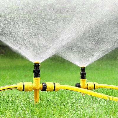 360° Rotation Garden Sprinkler Automatic Irrigation Watering System Adjustable Agriculture Lawn Farm Greenhouse Plant Water Sprayer