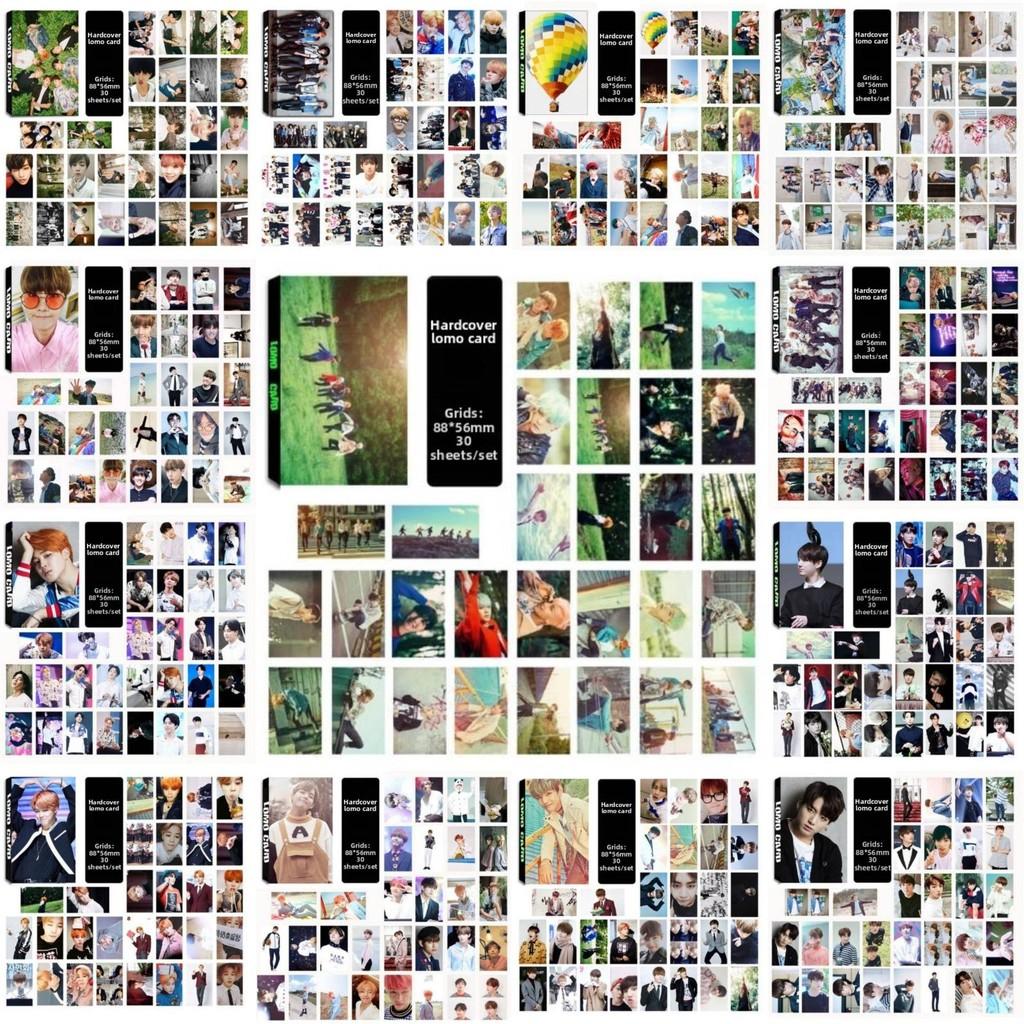 Bts Kaartenset Met Gepersonaliseerde Foto's Voor Festival Vakantie Groet