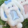 Cute Little Devil Plush Card Holder for Students Campus Photo ID Bus Card Display Pendant Pocket Card Protector Accessories