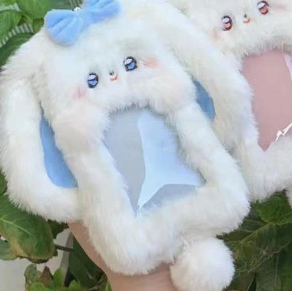 Cute Little Devil Plush Card Holder for Students Campus Photo ID Bus Card Display Pendant Pocket Card Protector Accessories