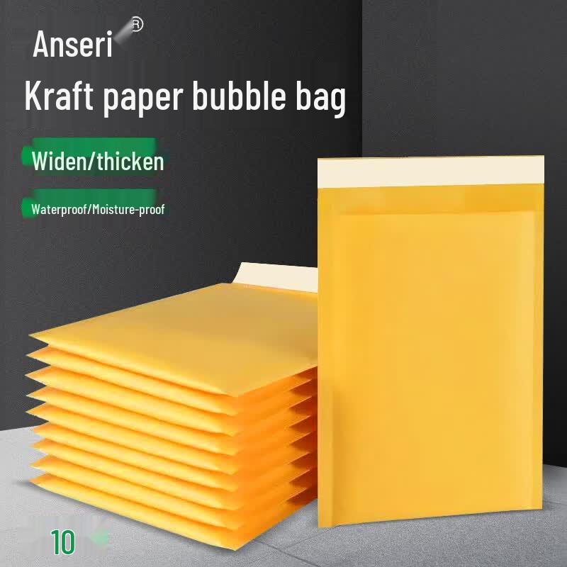 Anshairui Waterproof Kraft Bubble Mailer