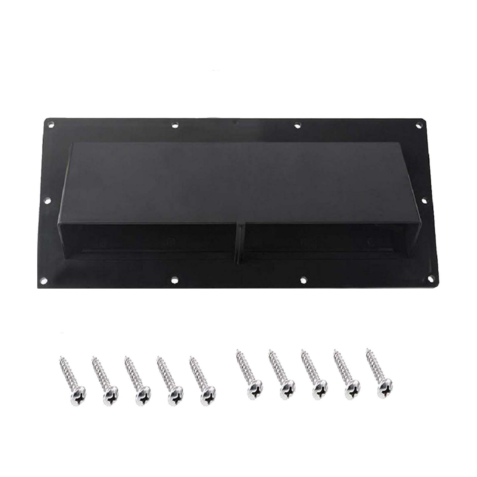 

Крышка вытяжного вентилятора для автофургона с 10 винтами для автофургона, прицепа, автодома, крышка выхлопной трубы, простая в установке чёрный