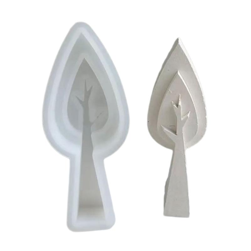 

Tree Shaped Silicone Candle Mould for Handmade Soap Gypsum Resin Aromatherapy Candle Silicone Mould Desktops Decorations