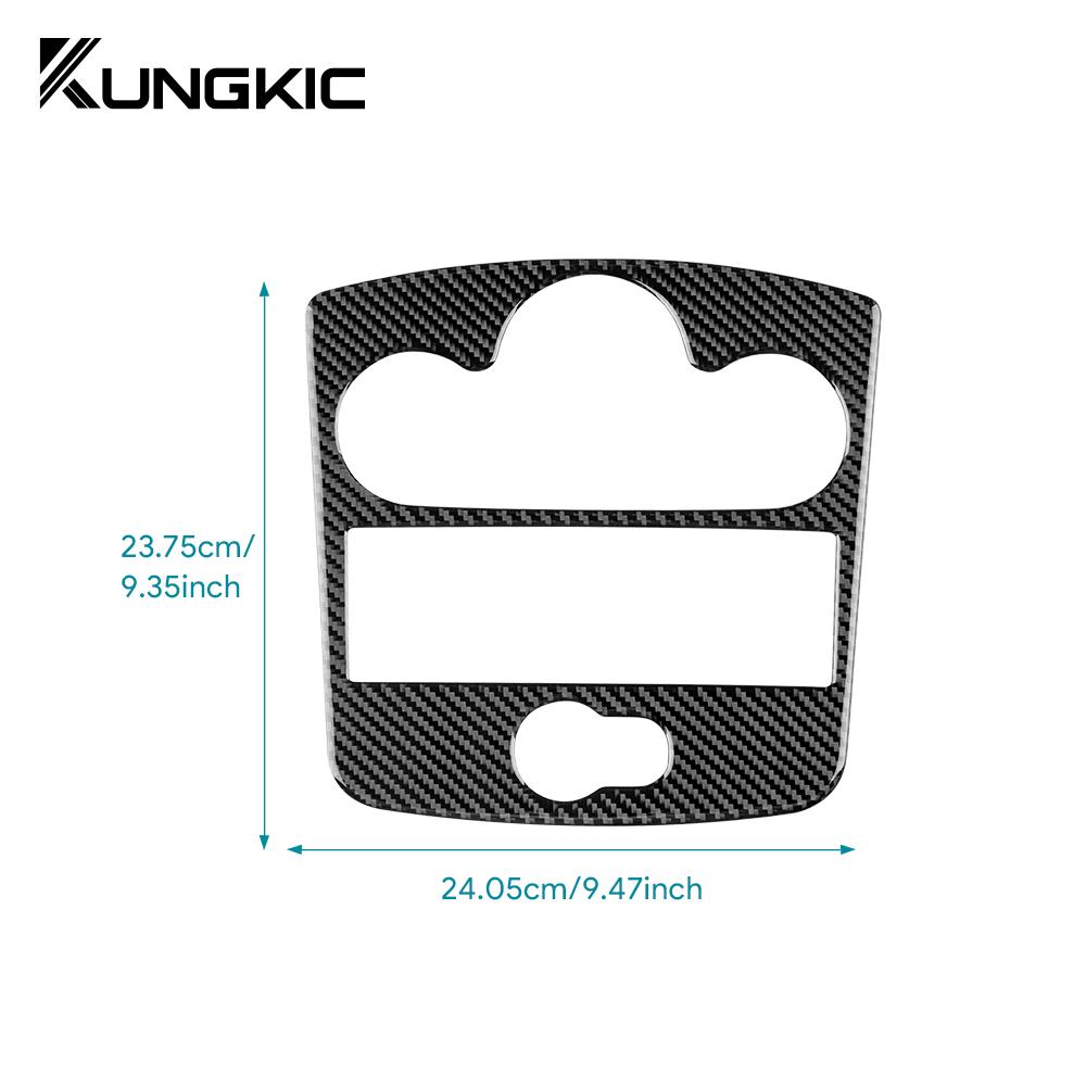 For Renault Clio 3 2006 2007 2008 2009 2010 2011 2012 Soft Carbon Fiber Sticker LHD RHD Car CD AC Panel Interior Accessories