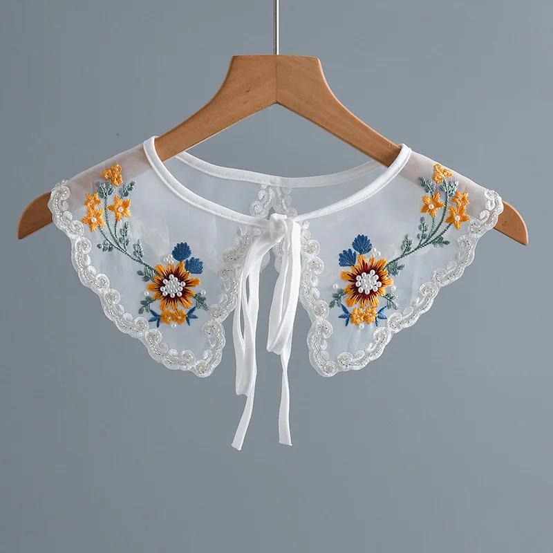 

Милые банты, фальшивый воротник для женской рубашки, платья, свитера, съемный воротник, шейный платок, маленькая накидка, шаль, декоративный фальшивый воротник